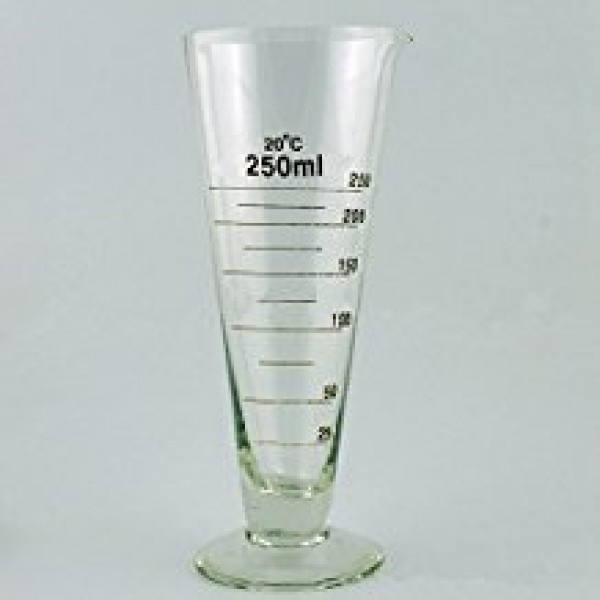 Amber Glass Media Bottle 500ml Grad Wcap