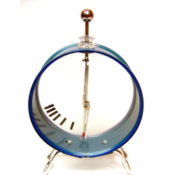 Gold Leaf Electroscope Round Big